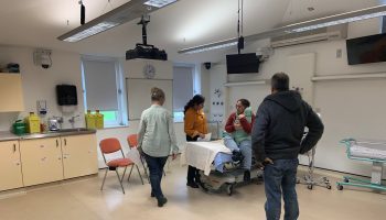 Photo of perinatal Mental Health Simulation training in action